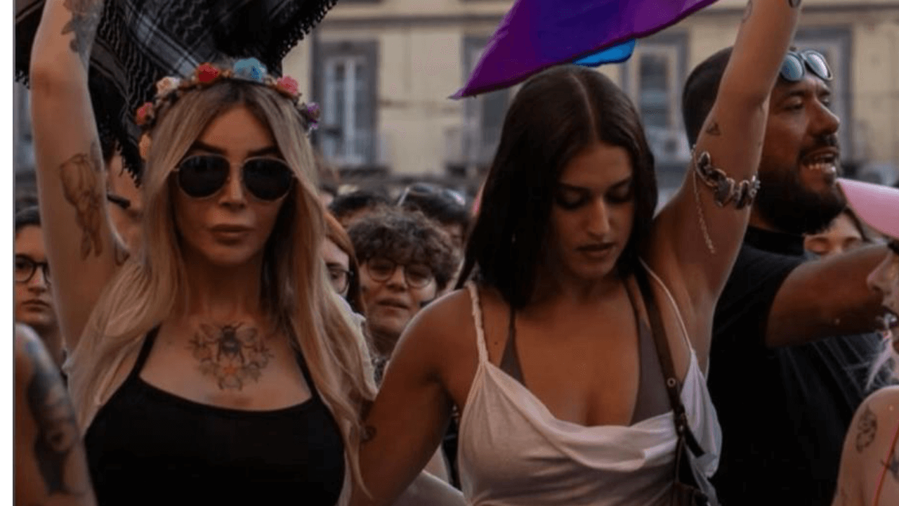Gaia al Napoli Pride