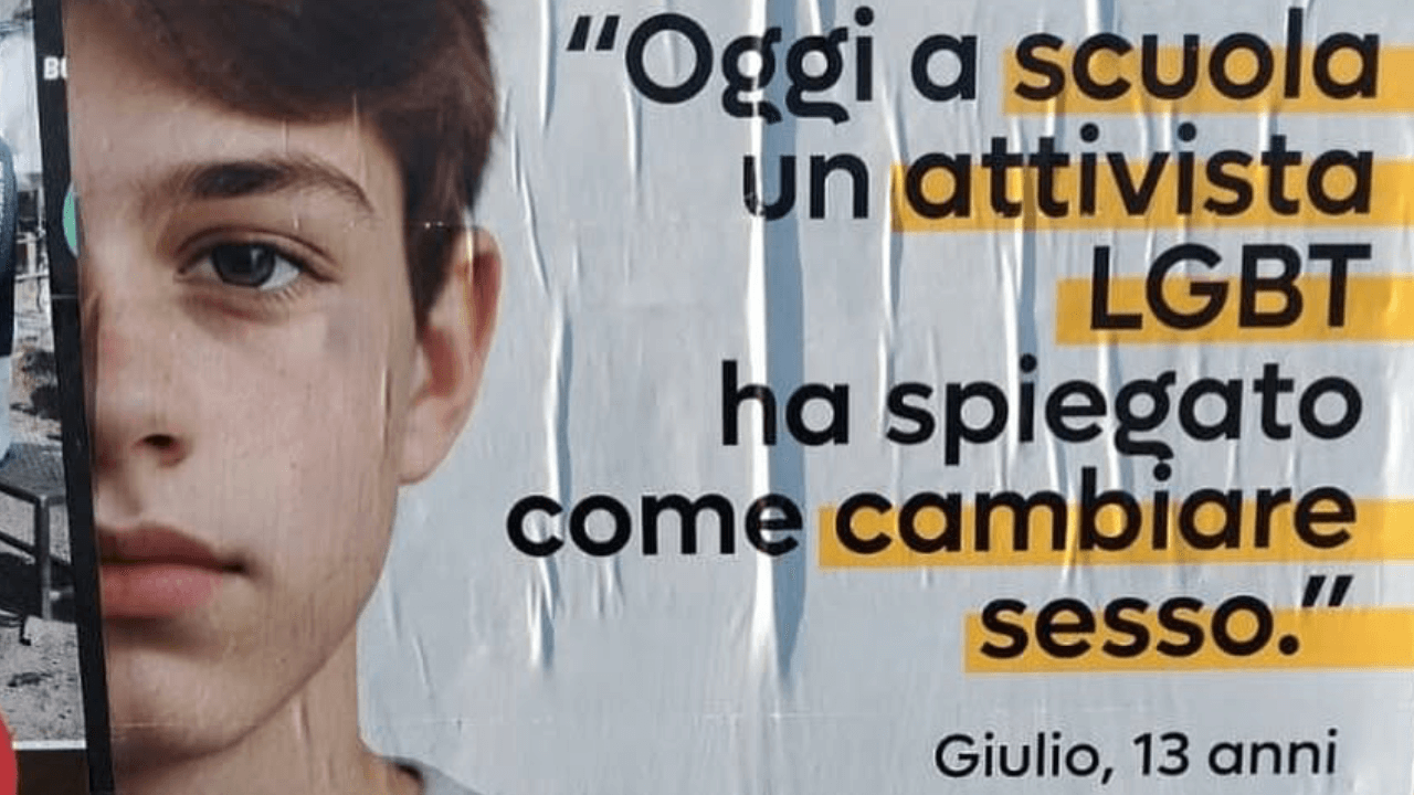 Manifesti Pro Vita a Modena e Piacenza