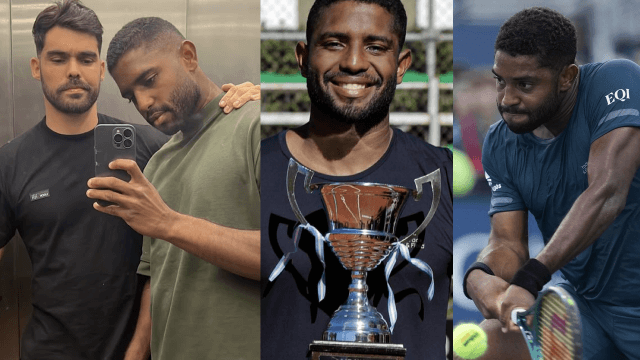 US Open 2025, Joao Lucas Reis primo storico tennista gay dichiarato a giocare le qualificazioni di uno slam - Joao Lucas Reis agli US Open 2025 - Gay.it