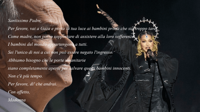 Lo fa con il suo tono polite e con il tatto della diplomazia: Madonna però non le manda a dire a Leone XIV "Ma perché non sei ancora andato a Gaza a salvare i bambini?" sembra raccontarci il post di Ciccone
