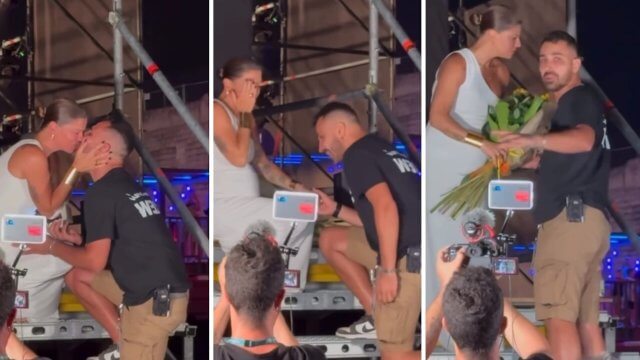 Proposta di matrimonio per Alessandra Amoroso