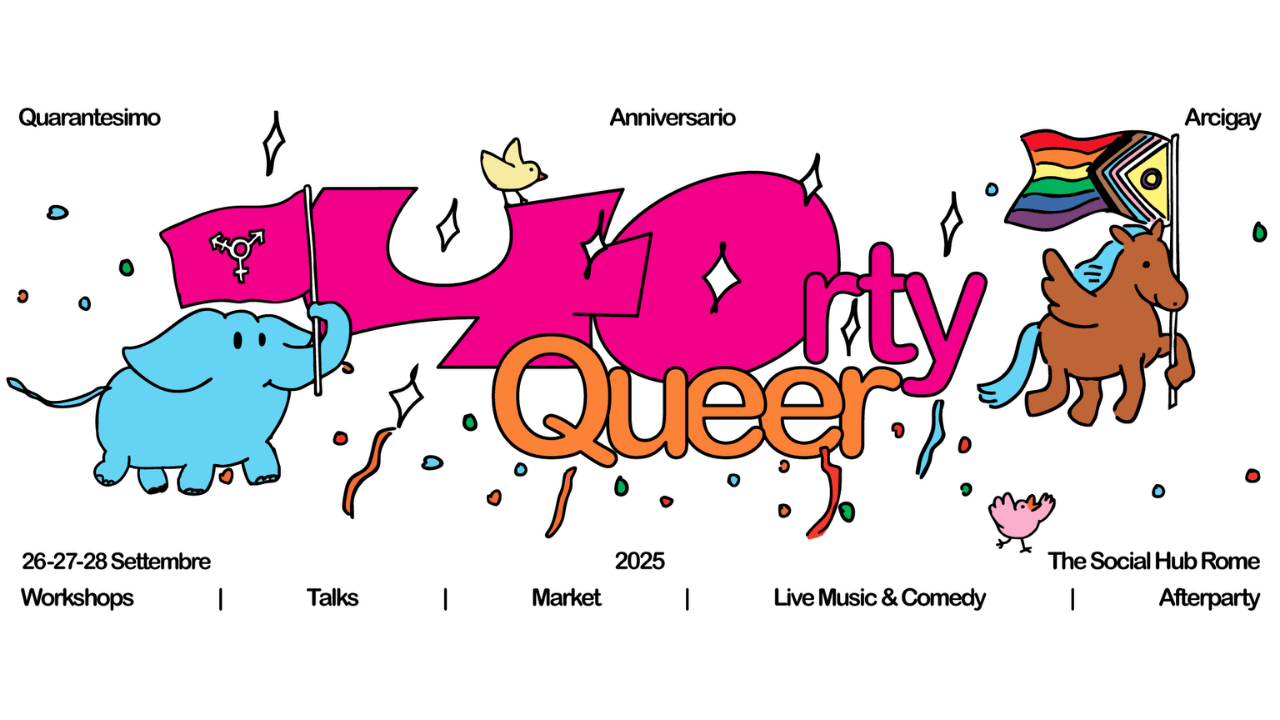 Forty Queer, Arcigay celebra 40 anni di lotte e conquiste