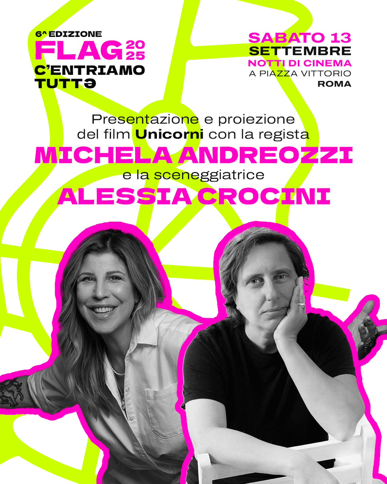 FLAG – Queer Culture Festival 2025, tre giorni di film, libri, musica e talk nella storica Piazza Vittorio a Roma - ANDREOZZI E CROCINI - Gay.it