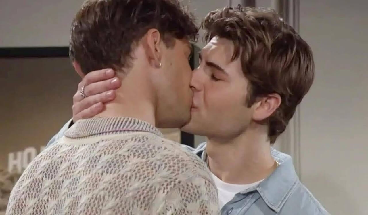Beautiful LGBT+: tutte le volte che la soap ha abbracciato la comunità - Beautiful il primo bacio gay - Gay.it