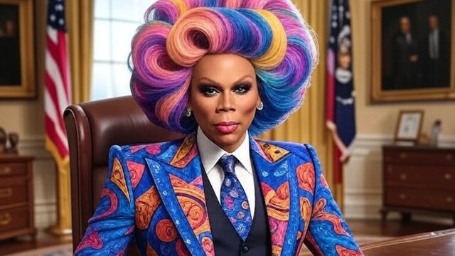 Drag Race, arriva il primo folle film con RuPaul presidente USA - Drag Race arriva il primo folle film con RuPaul presidente USA - Gay.it