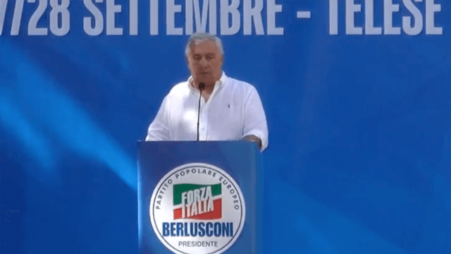 Forza Italia Antonio Tajani 28 settembre 2025
