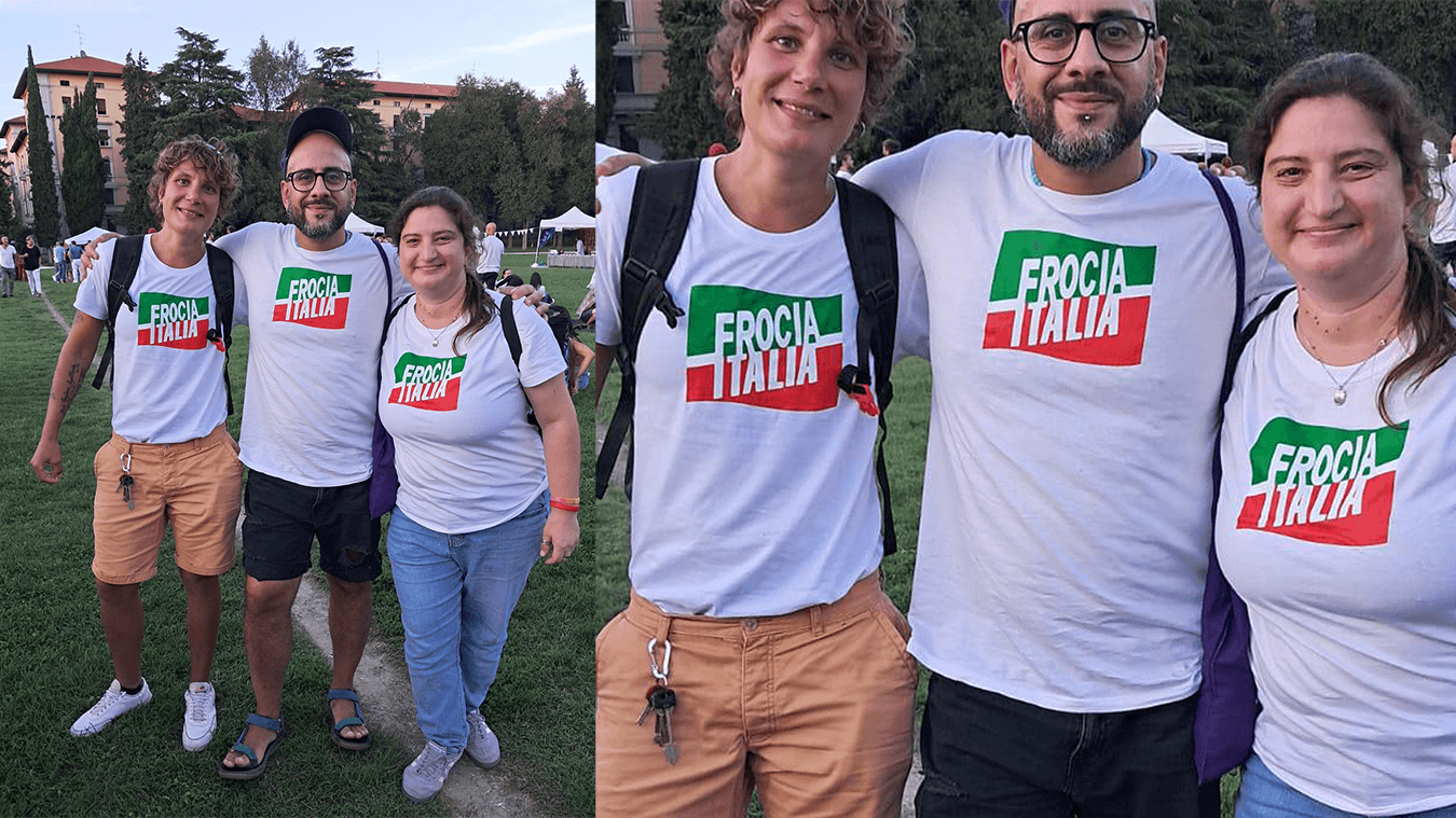 Le t-shirt Frocia Italia del Brianza Pride hanno scandalizzato il consigliere regionale lombardo di Forza Italia Jacopo Dozio.
