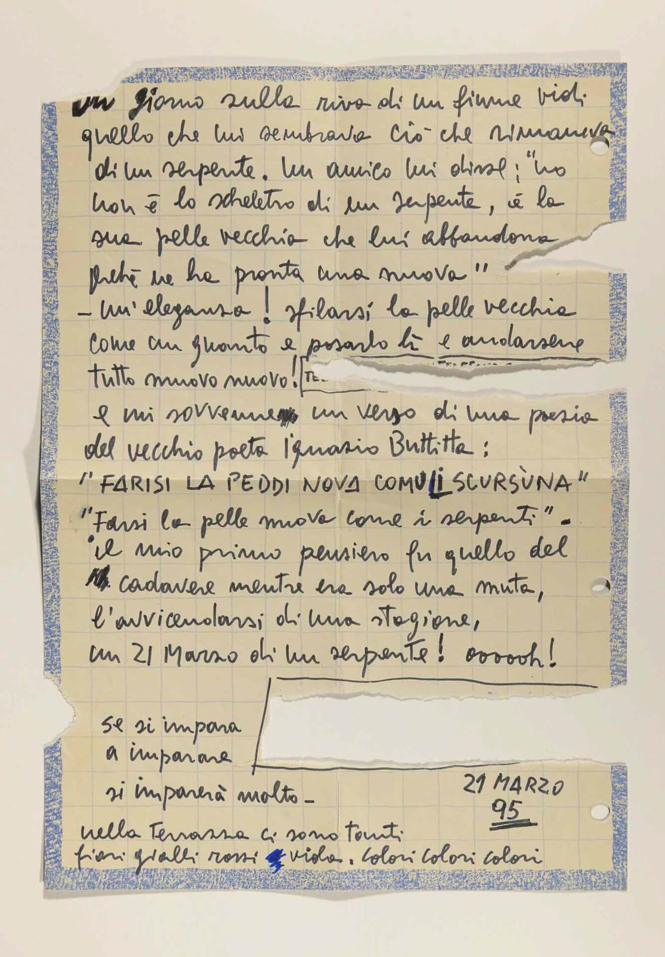 Gennaro N - Lettera 1995