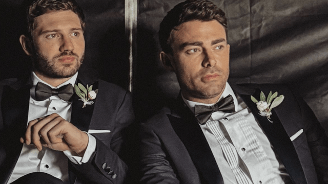 The Groomsmen Second Chances, Jonathan Bennett, Alexander Lincoln e il primo matrimonio gay in un film Hallmark - Jonathan Bennett e Alexander Lincoln - Gay.it