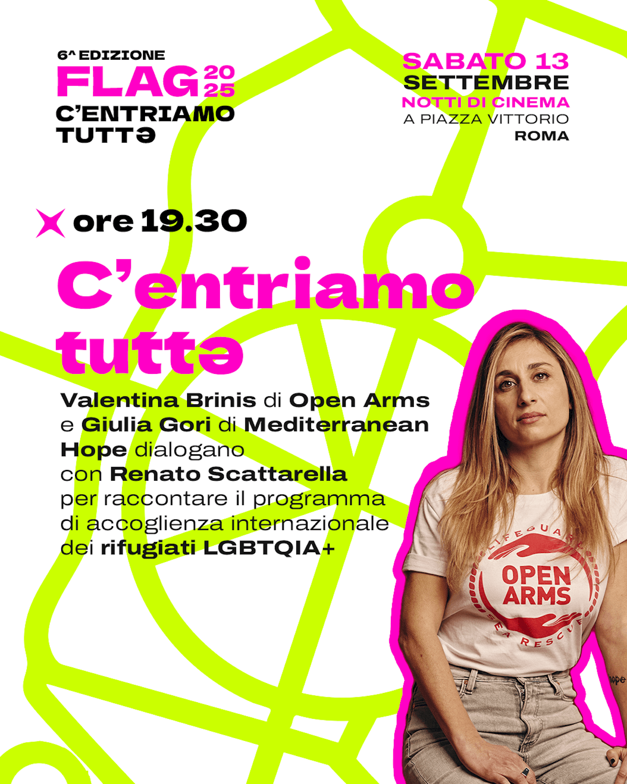 FLAG – Queer Culture Festival 2025, tre giorni di film, libri, musica e talk nella storica Piazza Vittorio a Roma - OPEN ARMS - Gay.it