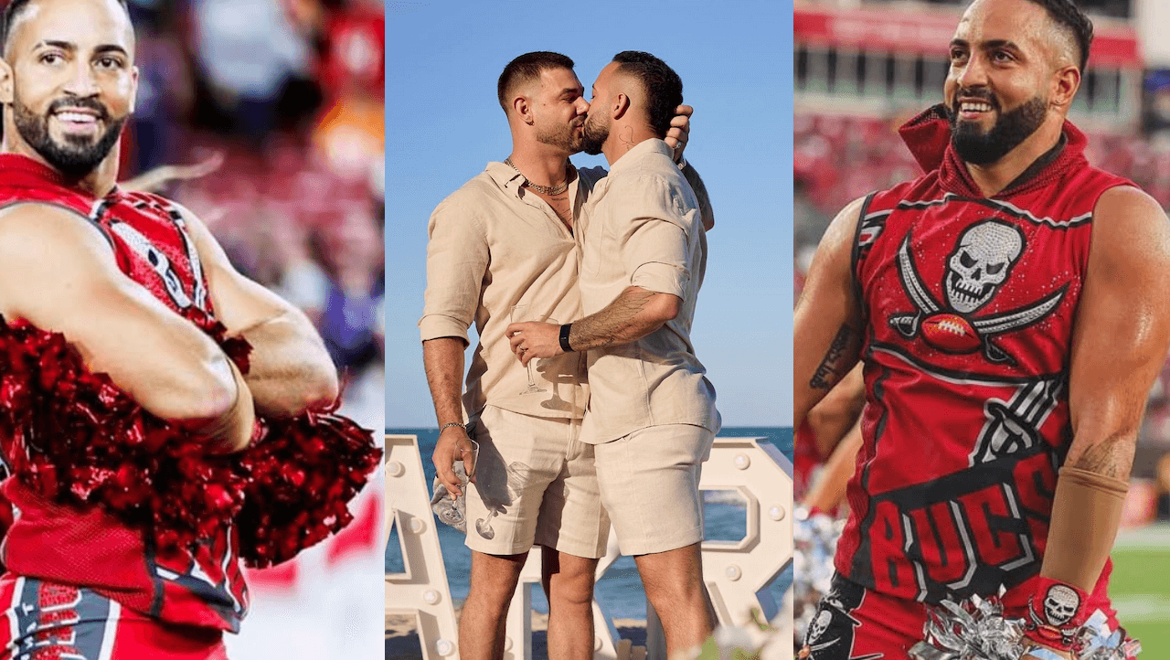 Randolph Rivera, il cheerleader NFL sposato con Alonso: “Non riesco ad immaginare la mia vita senza te”