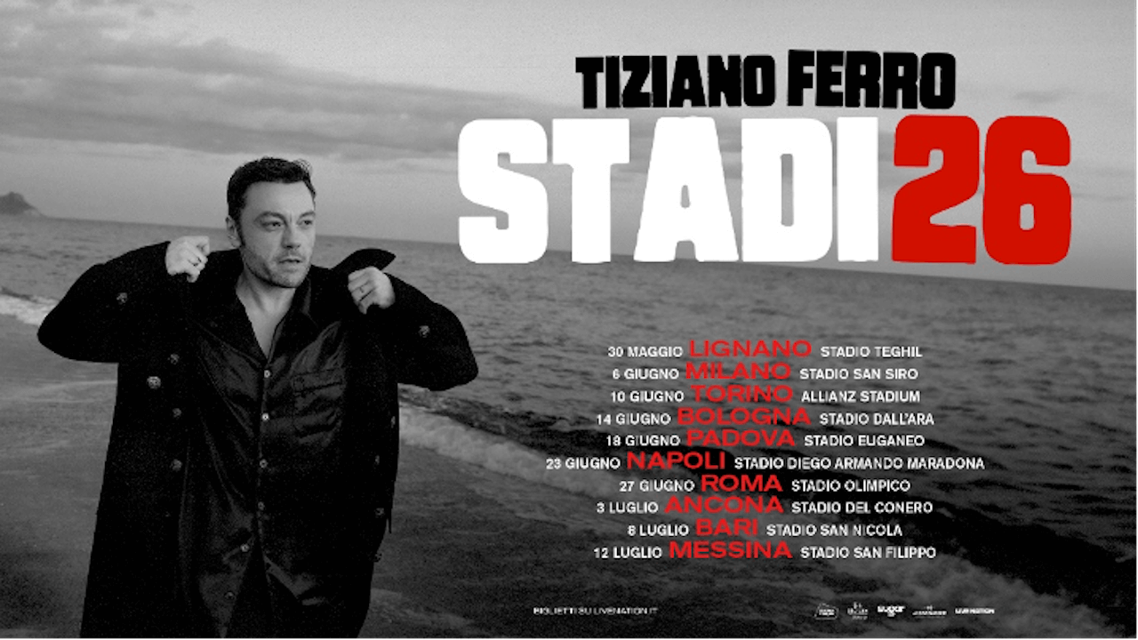 Stadi26, Tiziano Ferro annuncia il nuovo tour dopo 3 anni d'attesa - TIZIANO FERRO Annuncia il ritorno live con STADI26 - Gay.it