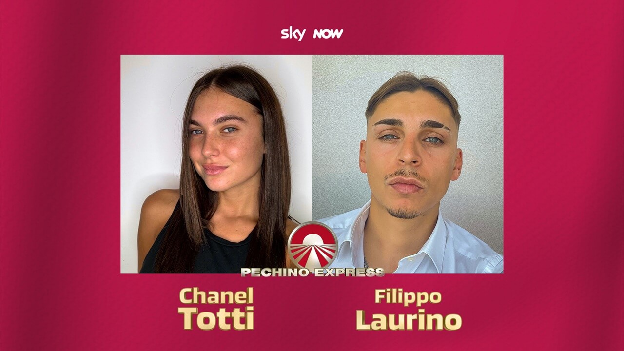 Chanel Totti e Filippo Laurino a Pechino Express 2026