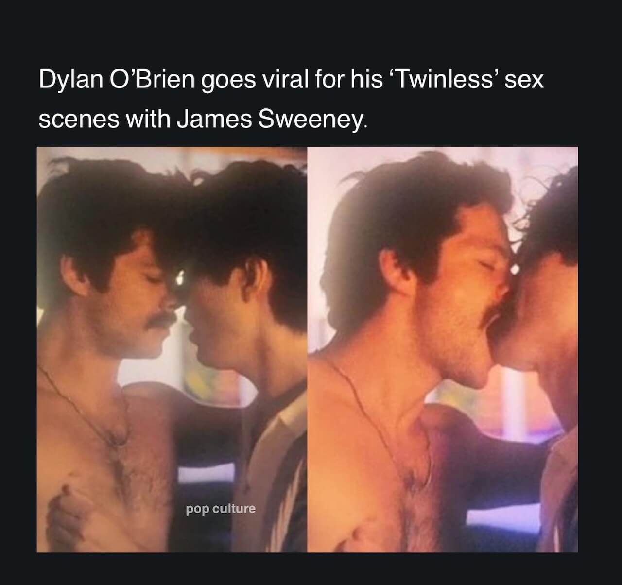 Twinless, Dylan O'Brien e la scena hot in cui James Sweeney gli succhia l'alluce - Twinless - Gay.it