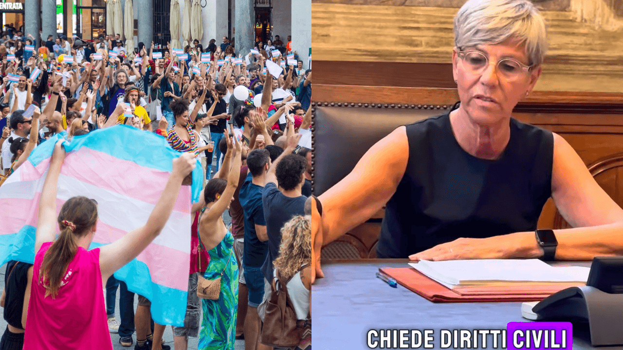 Gli striscioni fascisti non fermano il Brescia Pride, la sindaca Castelletti: “Chi si oppone ai suoi valori non crede nella libertà”