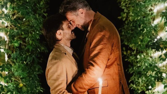 Luca Calvani ha sposato Alessandro Franchini