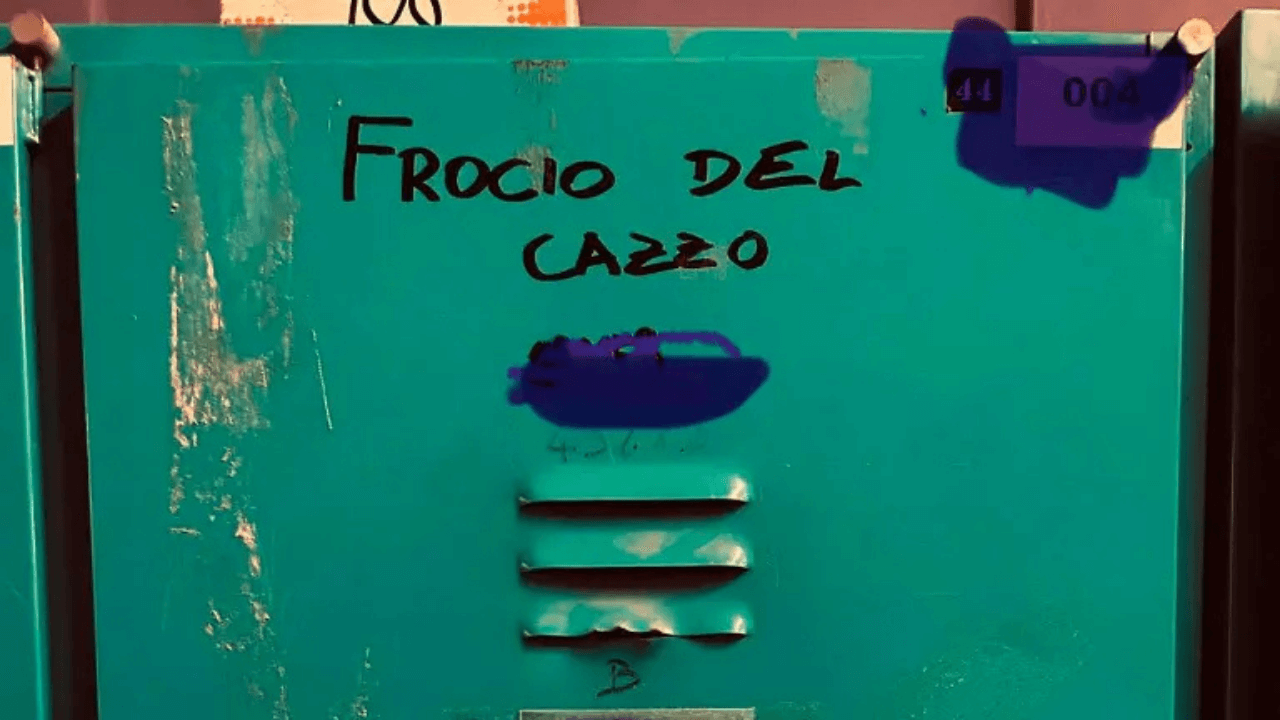 Scritta omofoba all’Ospedale Bufalini di Cesena