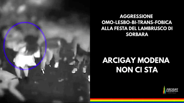 Arcigay Modena condanna l'aggressione lesbofobica a Sorbara