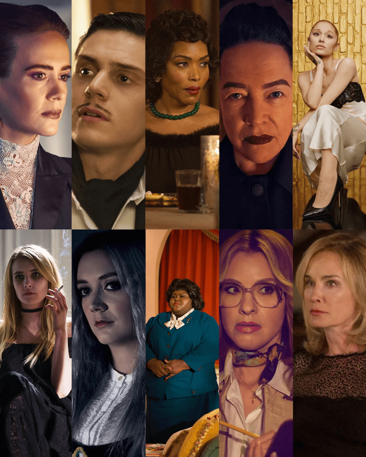 American Horror Story 13, tornano Jessica Lange, Sarah Paulson ed Evan Peters. Ariana Grande nel cast ufficiale - AHS 13 cast - Gay.it