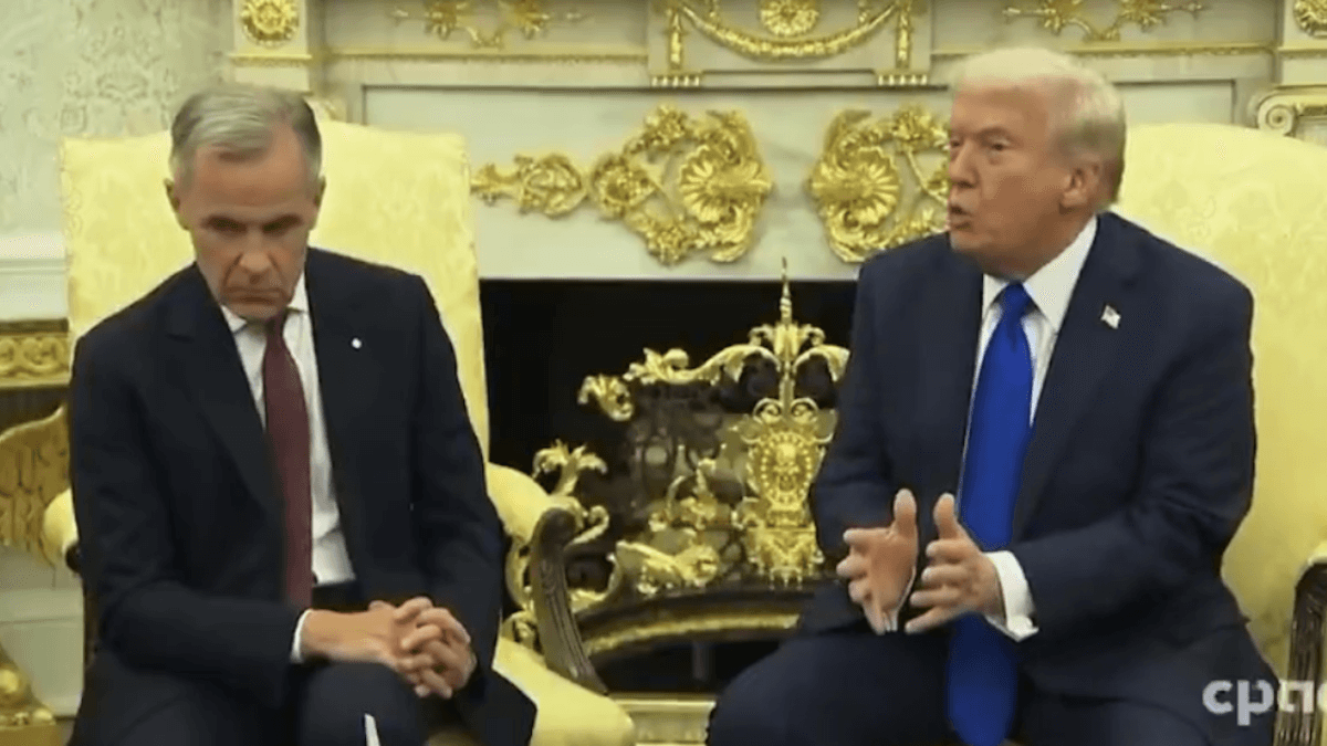 Mark Carney ha unə figliə non-binary e Trump alla Casa Bianca gli pone domande transfobiche (VIDEO)