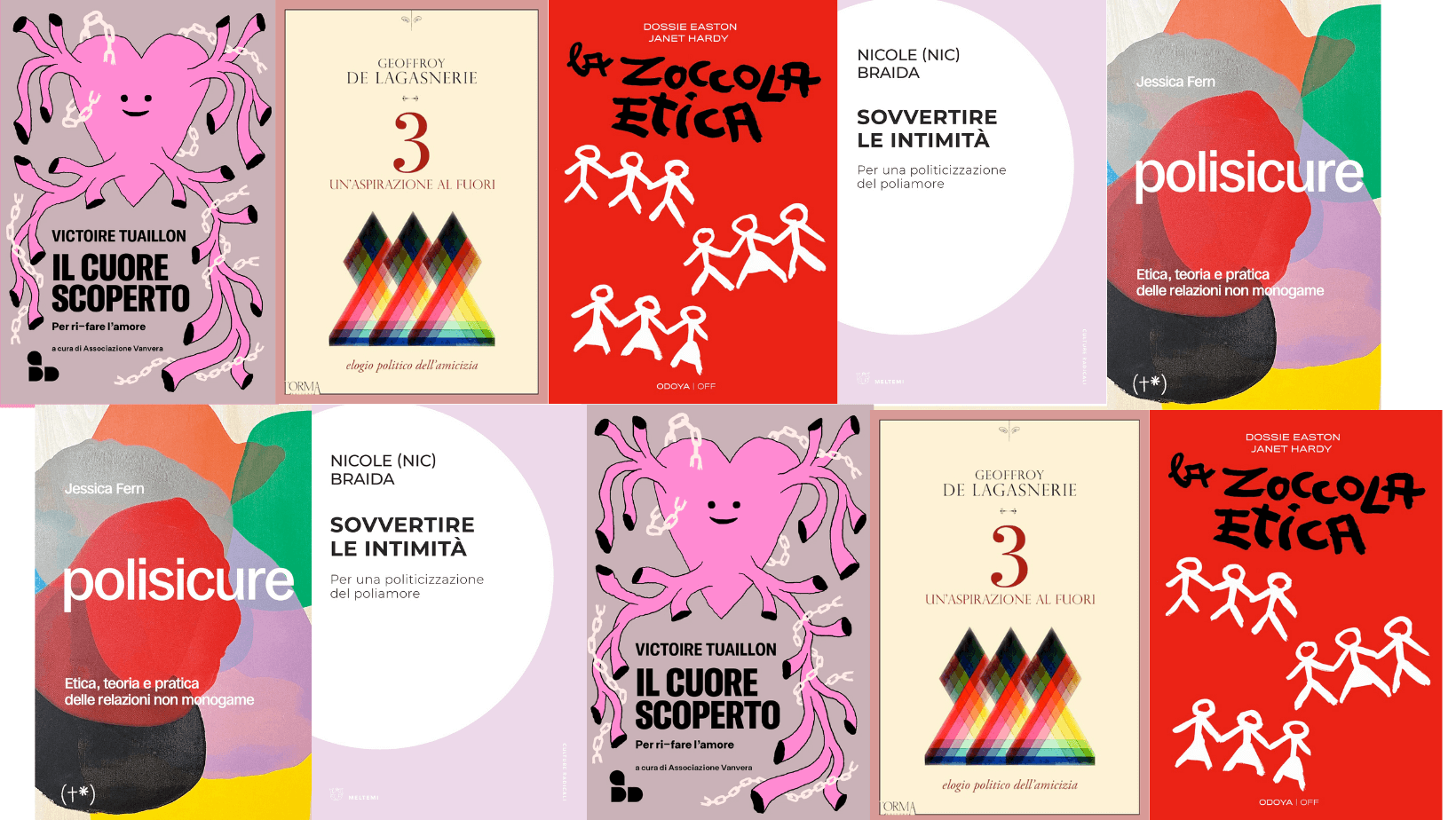 Famiglia queer e non monogamia: cinque libri per ri-fare l’amore