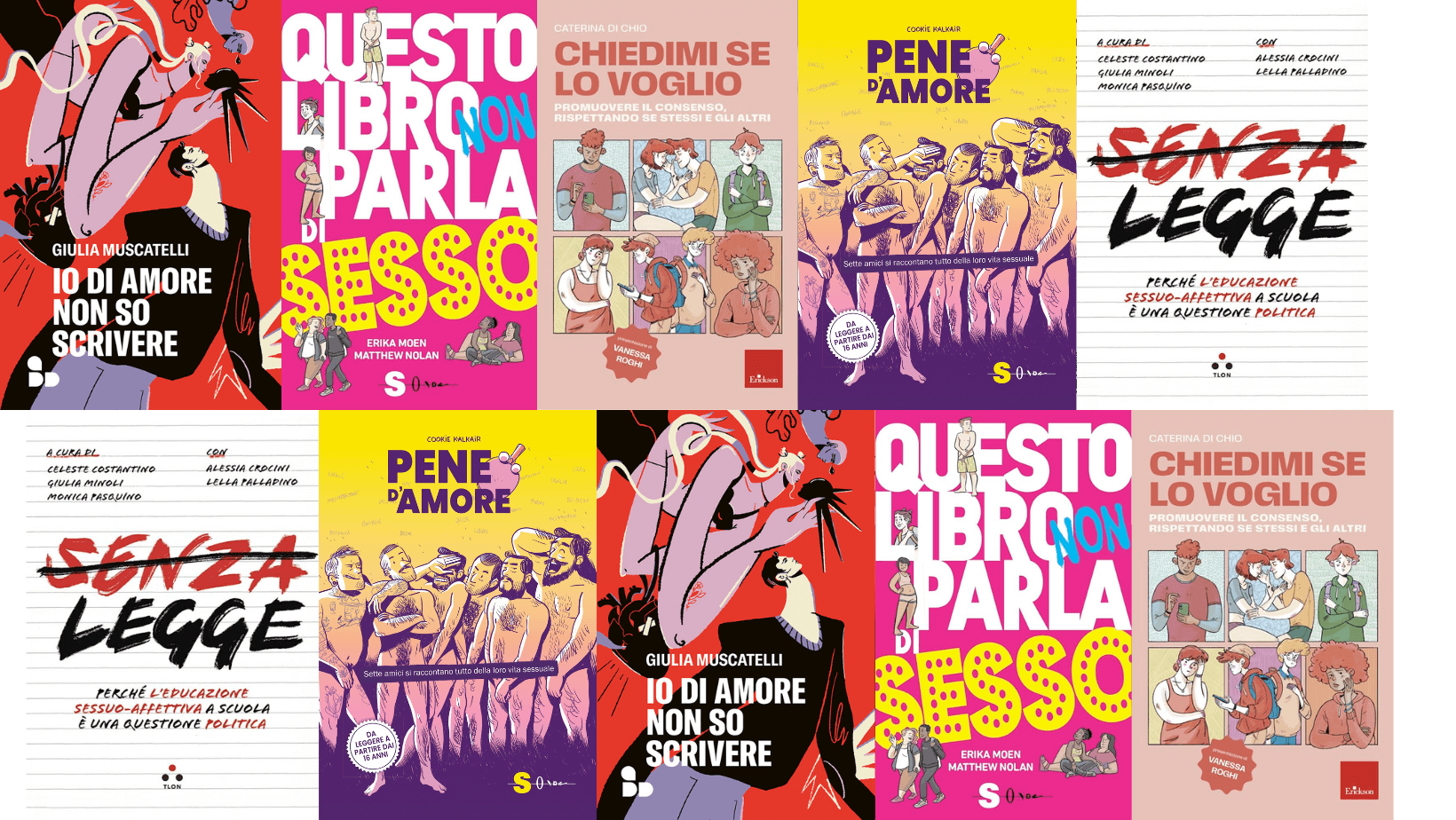Per una ri-educazione sessuo-affettiva: cinque libri per saperne di più