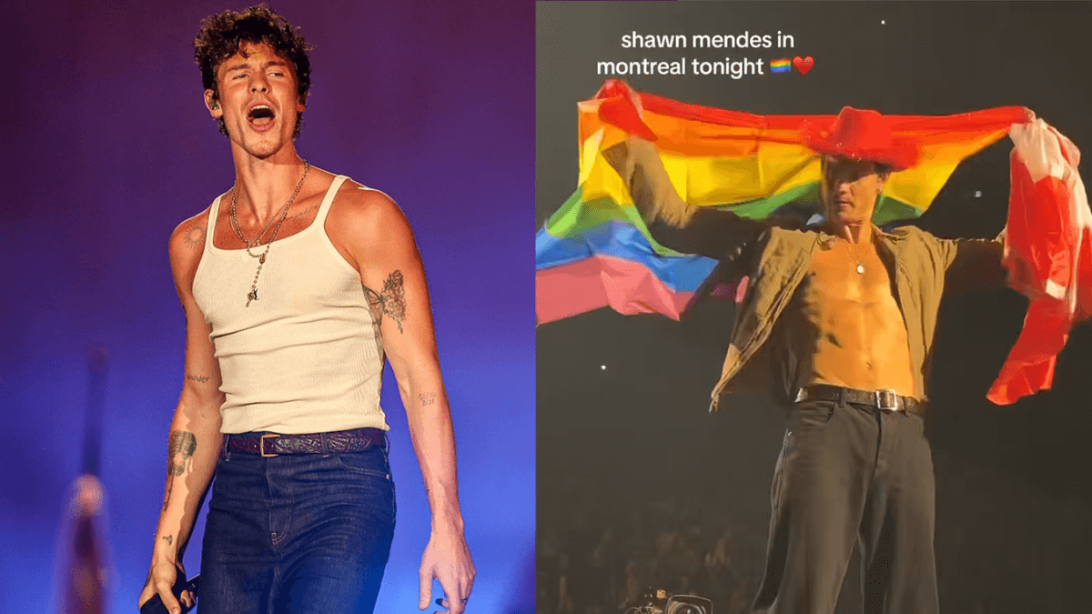 Shawn Mendes sventola ancora la bandiera LGBTIAQ+: gesto forte, nessun coming out