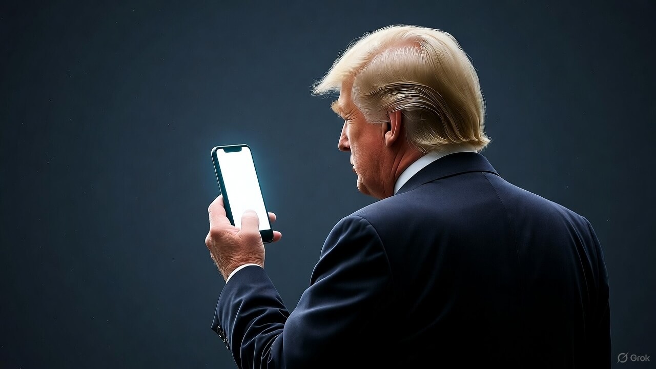 Un anno di Trump bis alla Casa Bianca, ripercorriamo 12 mesi di provvedimenti anti-LGBTQIA+ - Trump al telefono - Gay.it