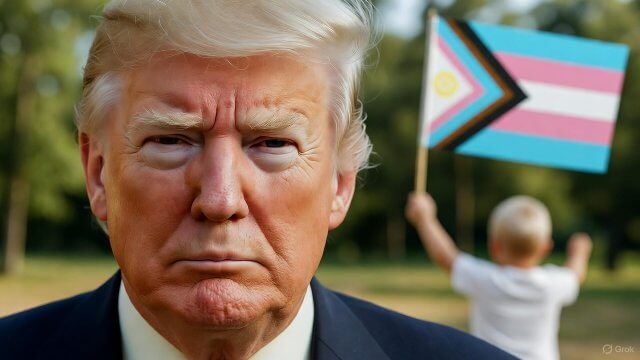 Trump vuole bloccare l'assistenza sanitaria di affermazione di genere per i minori trans americani - Trump contro gli adolescenti trans - Gay.it