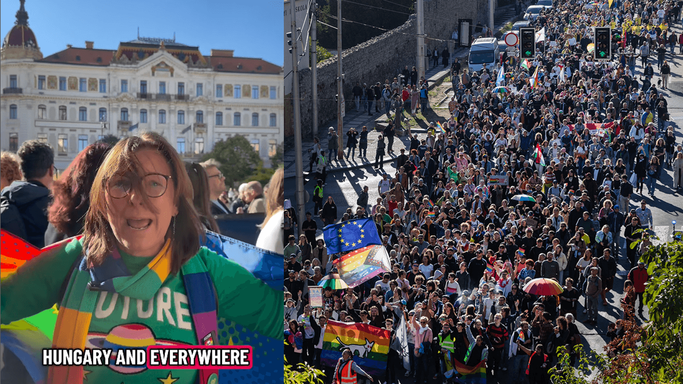 Ungheria Pecs Pride 4 ottobre 2025 - Metz Tilly (Greens EFA)
