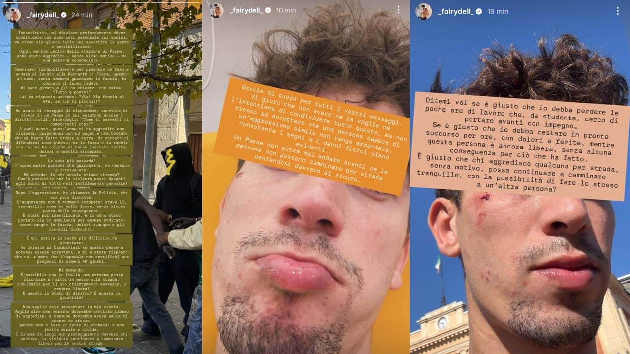 Le parole del 24enne su Instagram