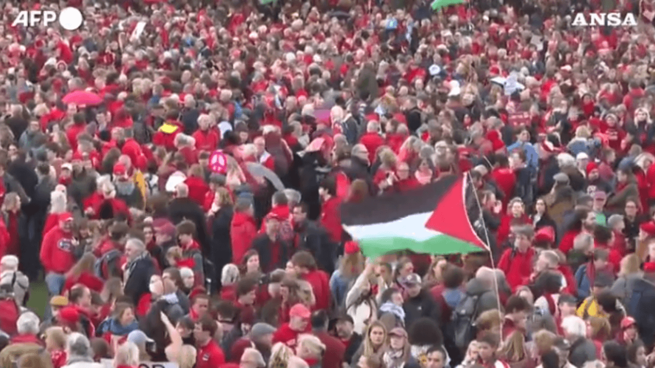 Amsterdam in piazza per Gaza