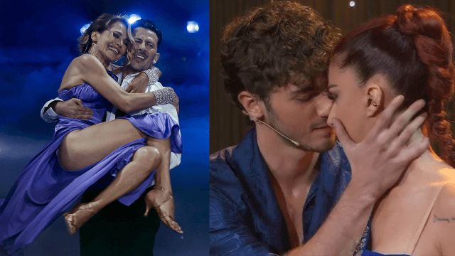 Ballando con le stelle, Barbara d’Urso e Pasquale La Rocca e Nikita Perotti con Andrea Delogu