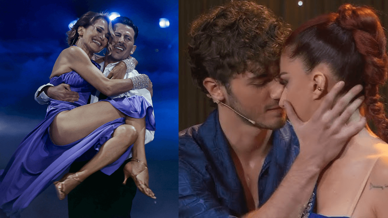 Ballando con le stelle, Barbara d’Urso e Pasquale La Rocca e Nikita Perotti con Andrea Delogu