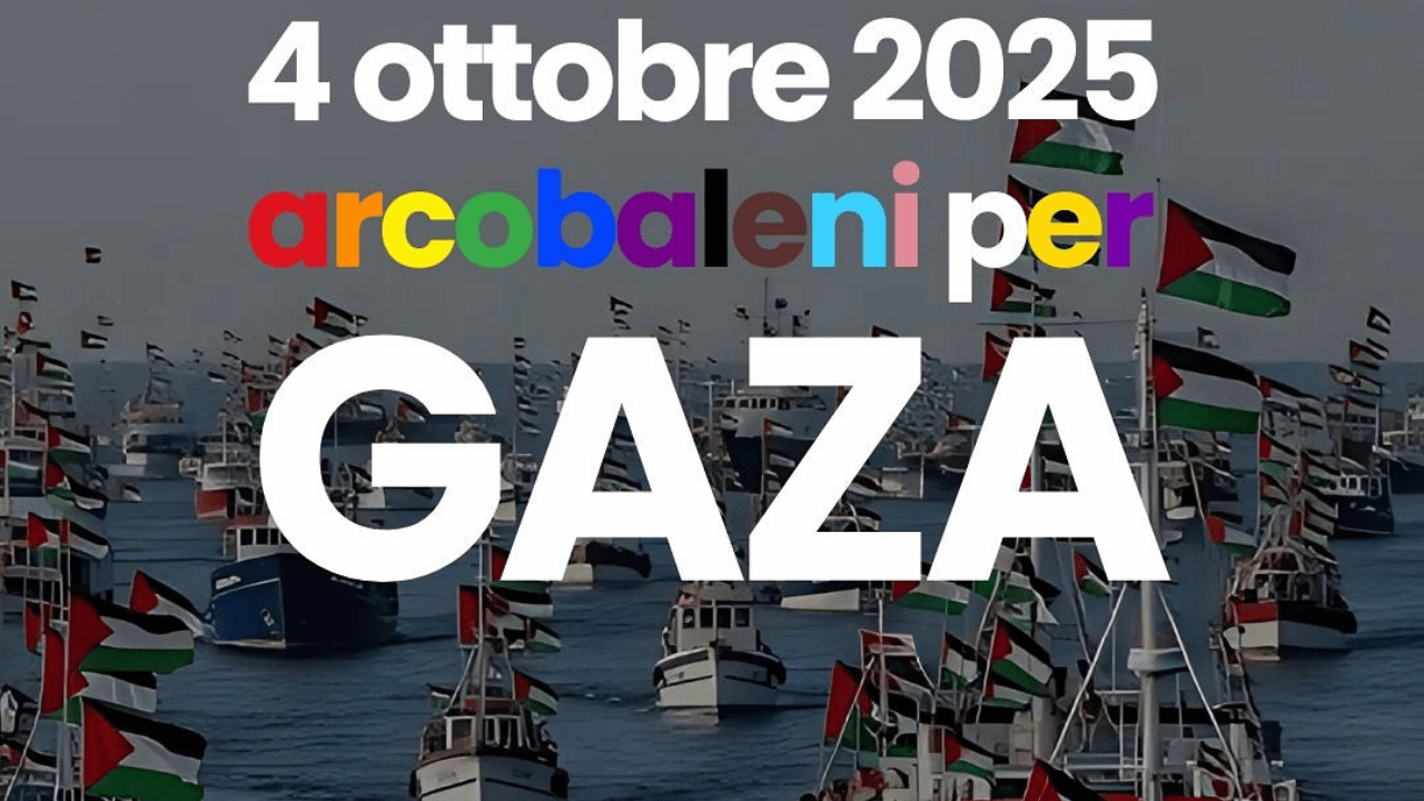 Anche le associazioni LGBTQIA+ italiane in piazza per Gaza