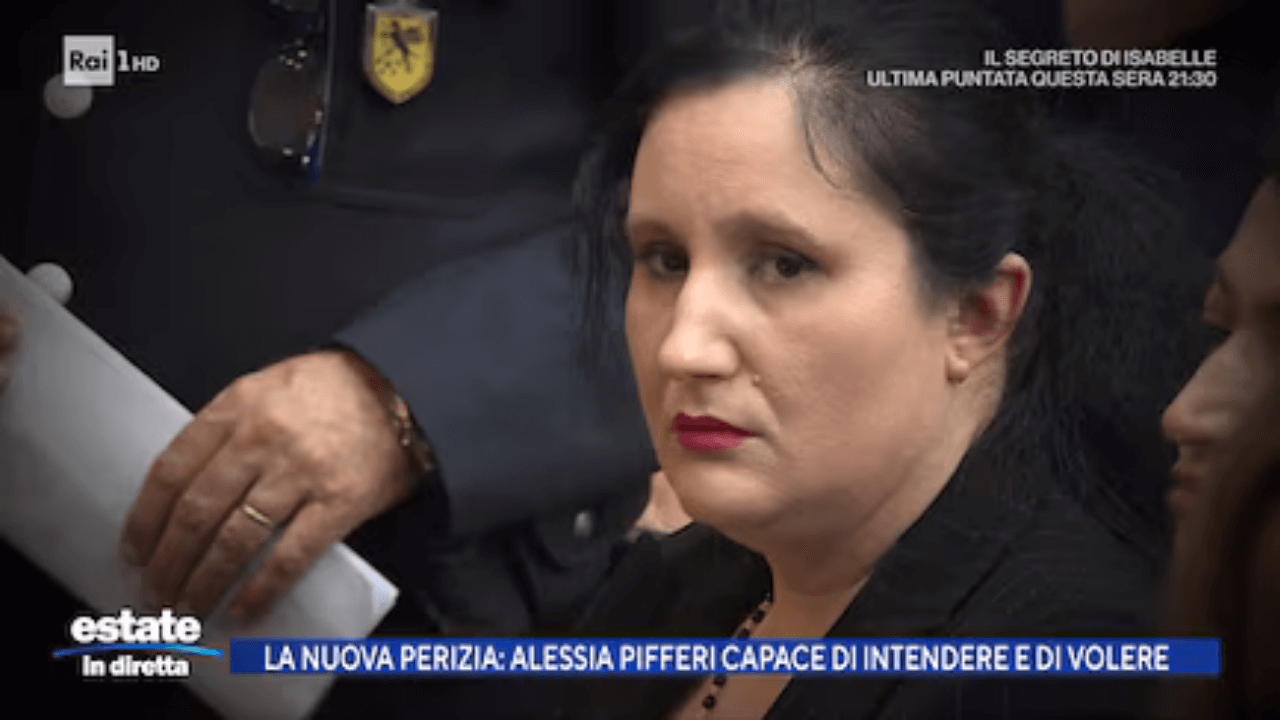 Alessia Pifferi in aula