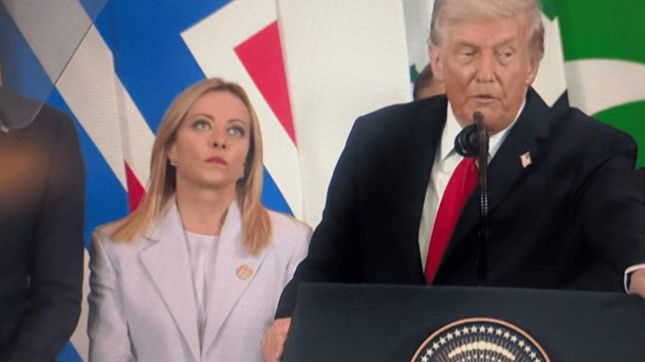 Meloni e Trump