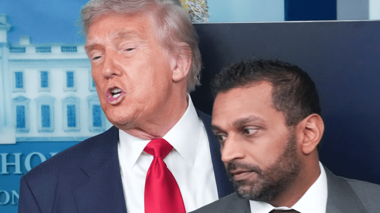 Trump e il capo dell’FBI Kash Patel