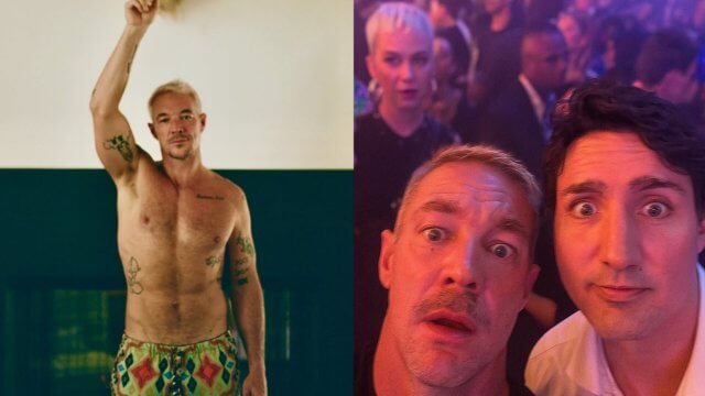 Diplo, Justin Trudeau e Katy Perry, triangolo di fluidità o no? - Diplo Justin Trudeau e Katy Perry - Gay.it