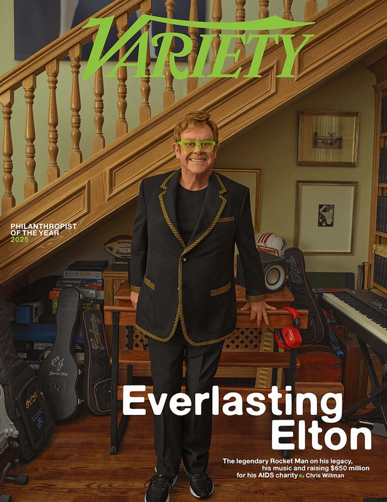 Elton John e la lotta contro l'hiv/aids frenata dai tagli: "Sono infuriato, è frustrante. Abbiamo gli strumenti per porre fine a tutto questo" - Elton John su Variety - Gay.it