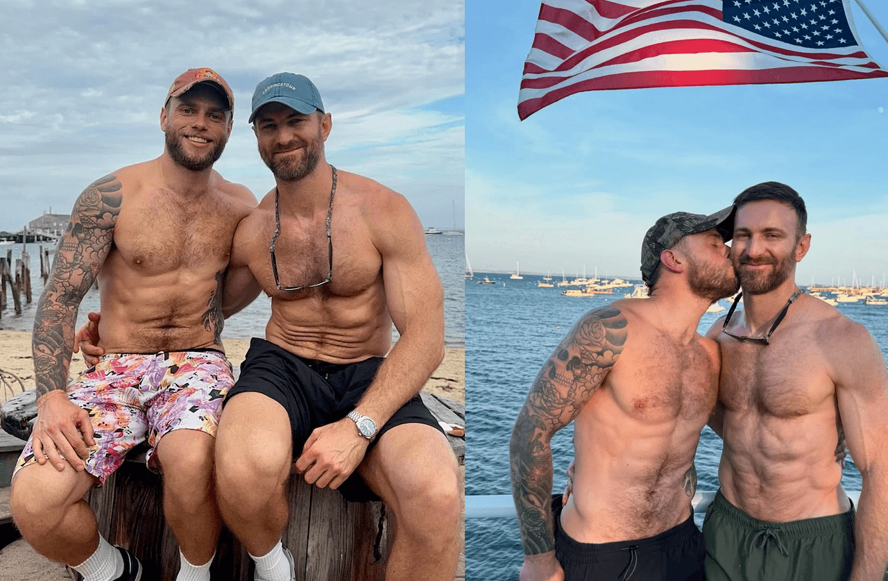 Gus Kenworthy saluta l'Olimpiade di Milano Cortina: "Grazie al mio Andrew per essere la mia calma nella tempesta" - Gus Kenworthy e Andrew Rigby - Gay.it