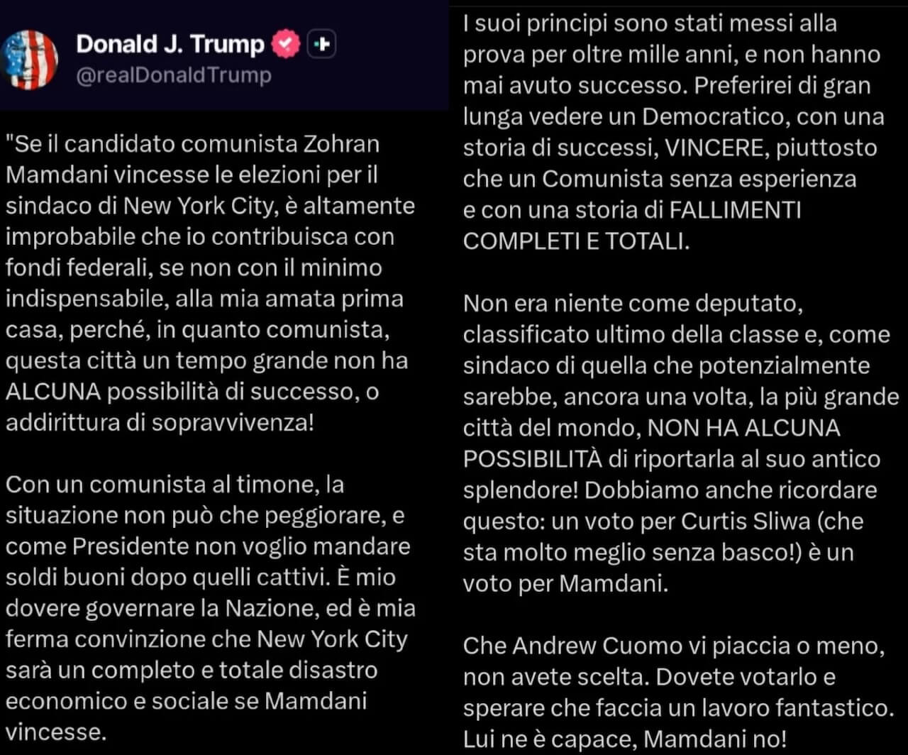 New York al voto, il candidato sindaco Zohran Mamdani accolto trionfalmente in un locale LGBTQIA+ (VIDEO) - Le minacce di Trump a Zohran Mamdani - Gay.it