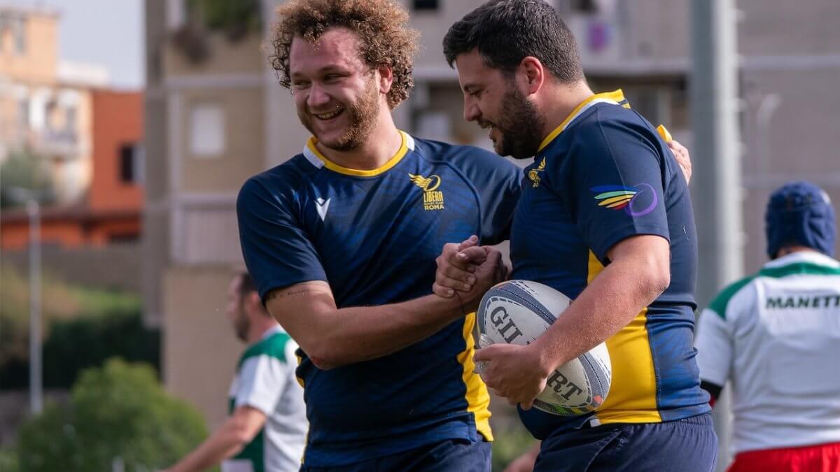 Prima storica sfida tra Libera Rugby Roma e Libera Rugby Milano, per uno sport sempre più inclusivo