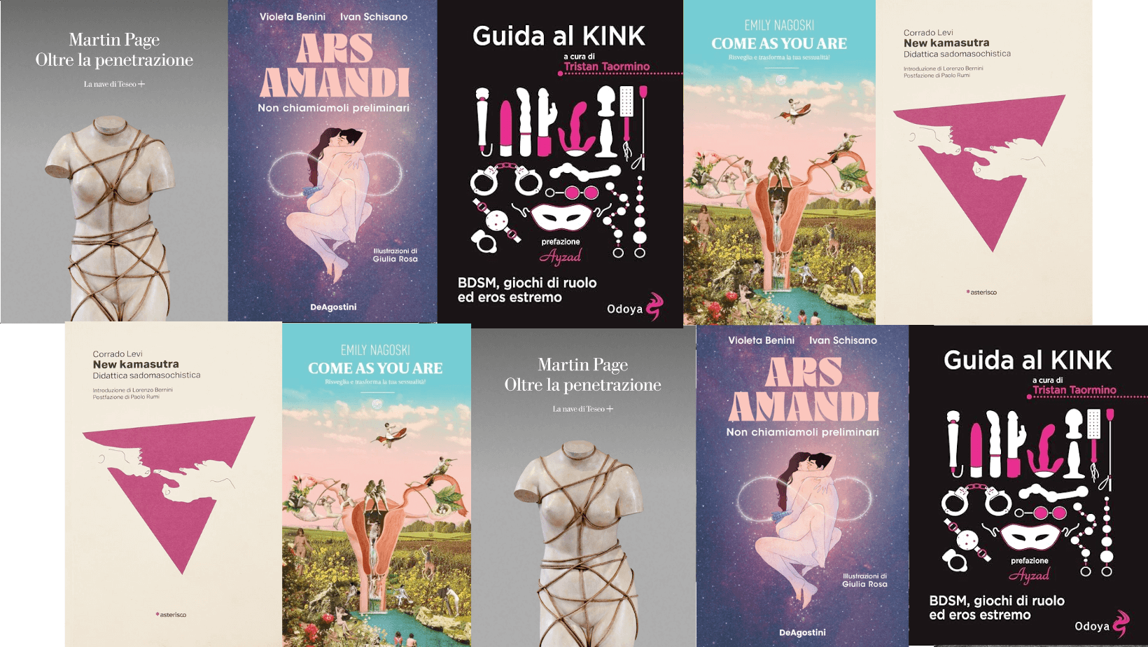 Oltre la penetrazione, oltre i genitali, il kink e la sessualità queer: 5 libri LGBT