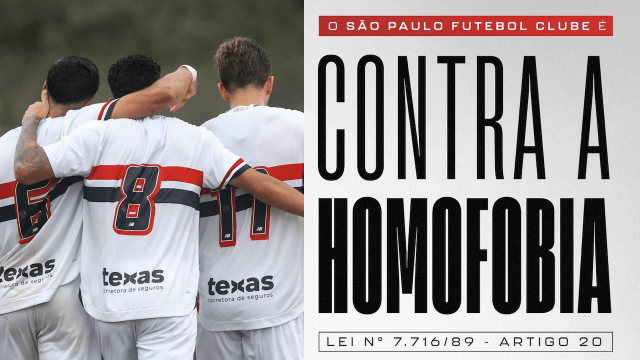 Brasile, il San Paolo paga una multa e dice basta all'omofobia: "Il Calcio è passione e rispetto, libero da ogni forma di pregiudizio" - Sao Paulo Futebol Clube - Gay.it