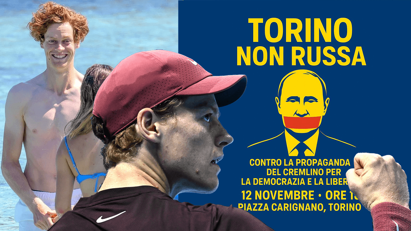 Jannik Sinner oggetto della propaganda russa: “Le fidanzate sono una trovata pubblicitaria?”