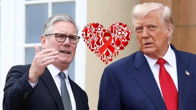 Anche il Regno Unito taglia i fondi per contrastare l'hiv/aids, petizione esorta Starmer a ripensarci: "Salvano vite" - Starmer e Trump hiv aids - Gay.it