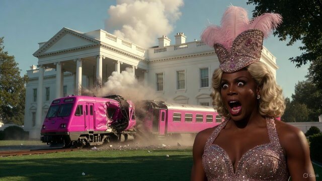 "Stop! That! Train!", il folle film con RuPaul presidente degli Stati Uniti ha una data d'uscita - Stop That Train - Gay.it