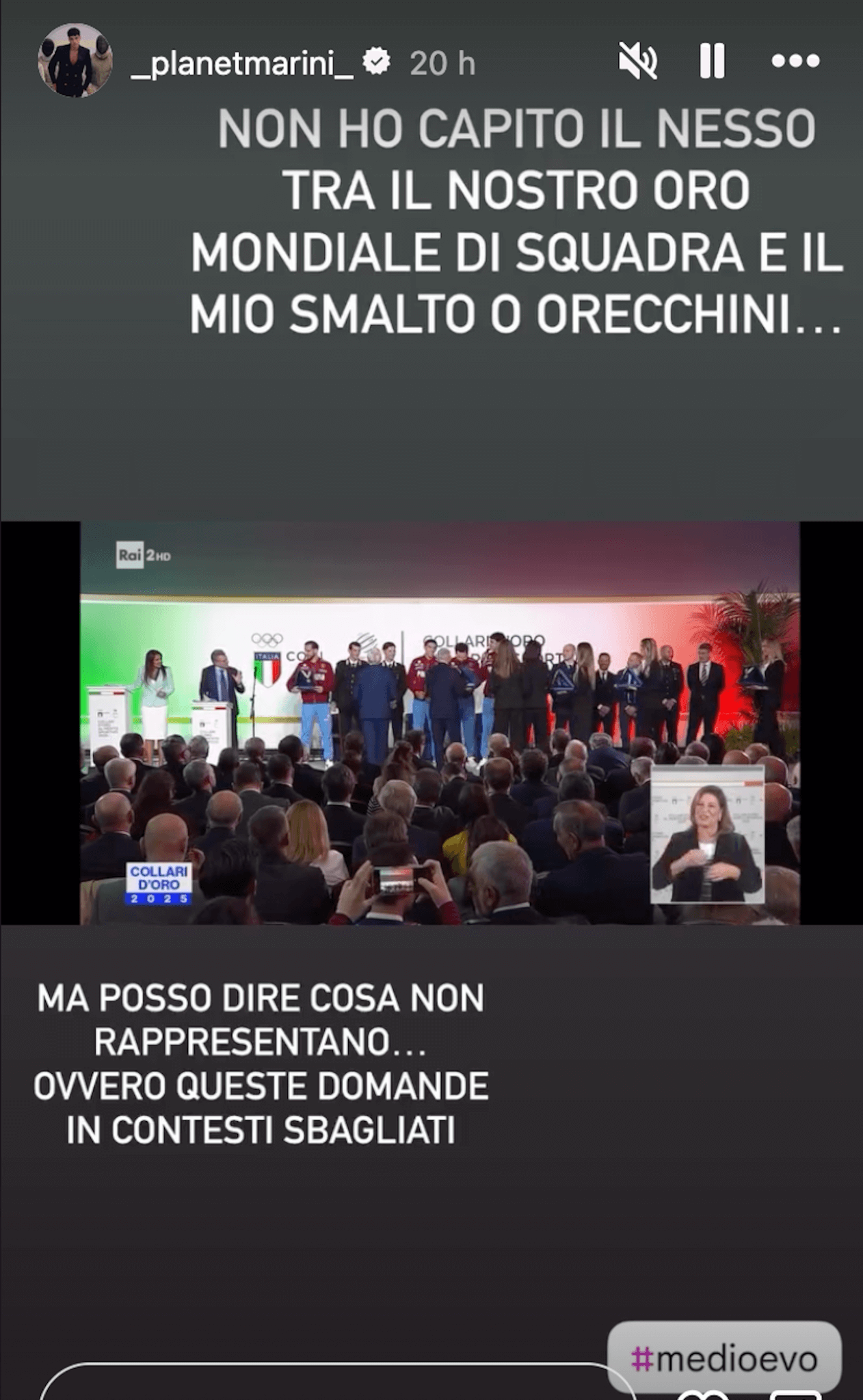 Tommaso Marini celebrato al CONI, sfogo social dopo la domanda su orecchini e unghie colorate: "Medioevo" (VIDEO) - Tommaso Marini vs. Andrea Fusco - Gay.it