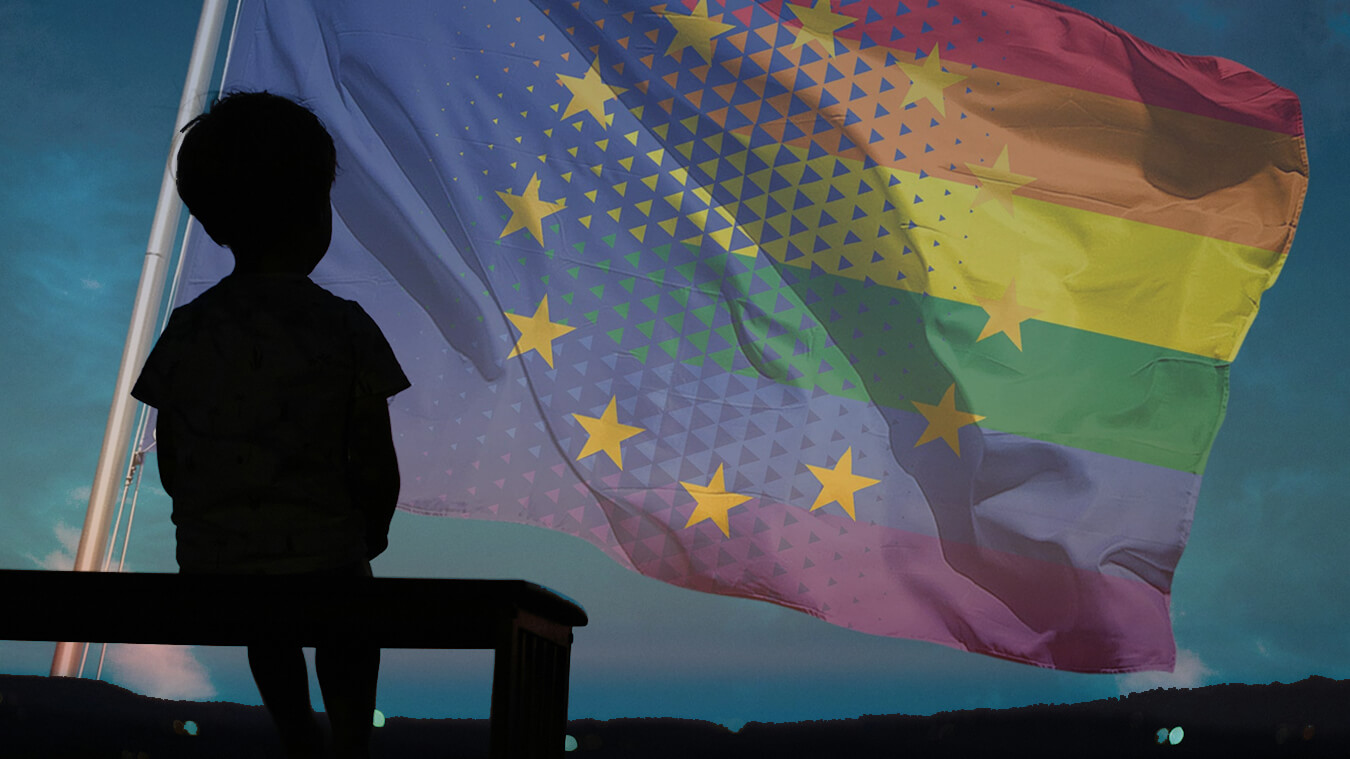 E il matrimonio egualitario? A dieci anni dalla Cirinnà, l'unione civile non basta più - Unione Europea LGBT Bandiera Arcobaleno - Gay.it